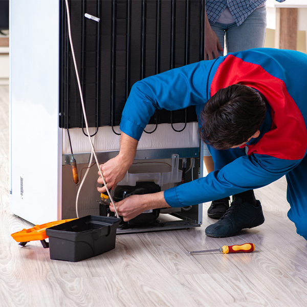 how much do you charge for refrigerator repair services in Hollenberg